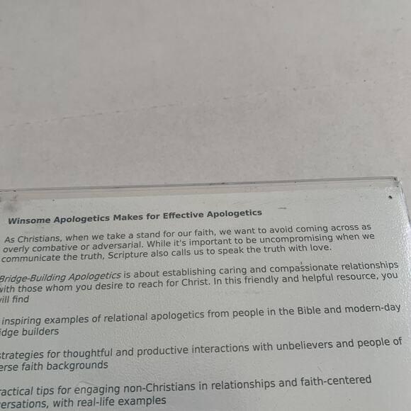 Bridge Building Apologetics How to Get Along Even When We Disagree Audio CD - Picture 7 of 12